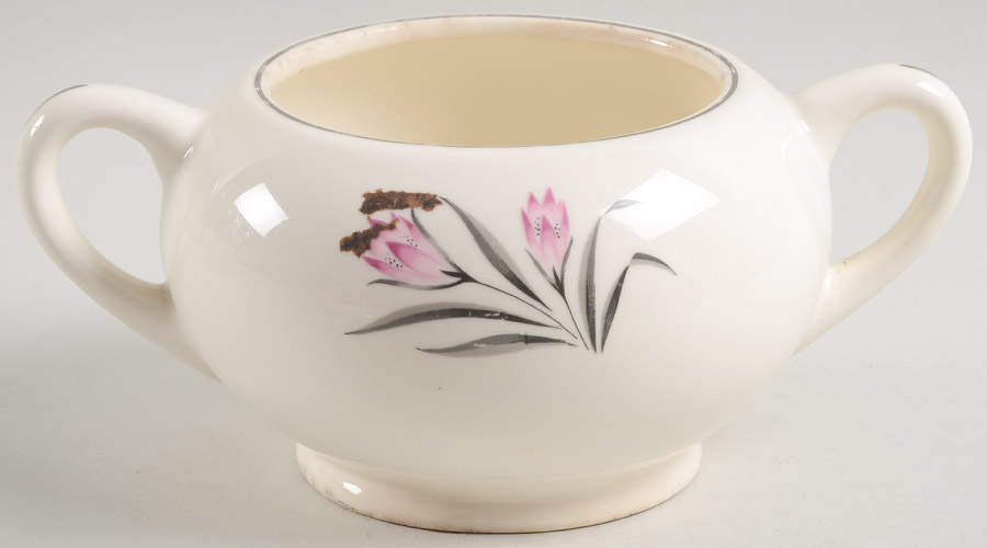 GEO205 Sugar Bowl No Lid by WS George-1