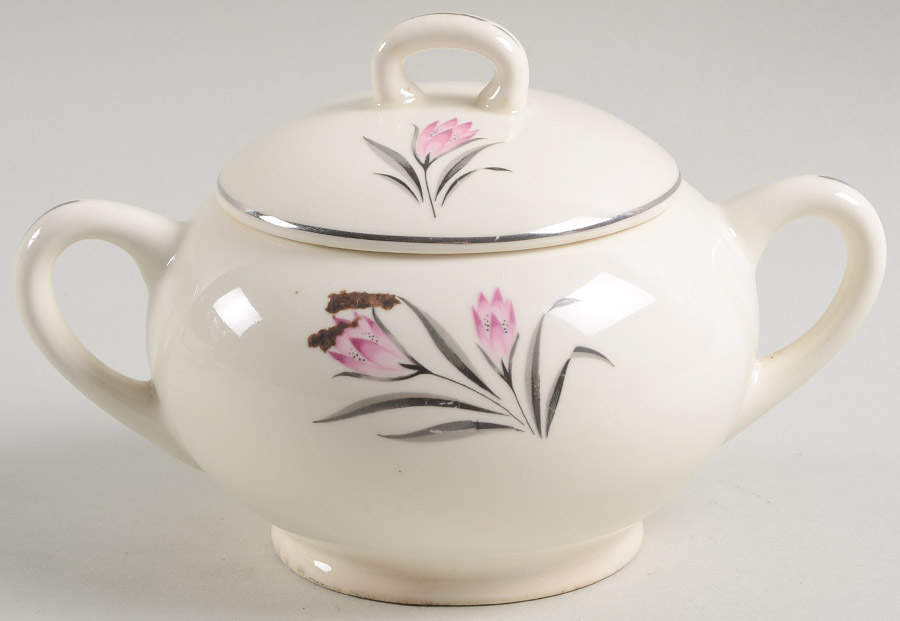 GEO205 Sugar Bowl & Lid by WS George-1