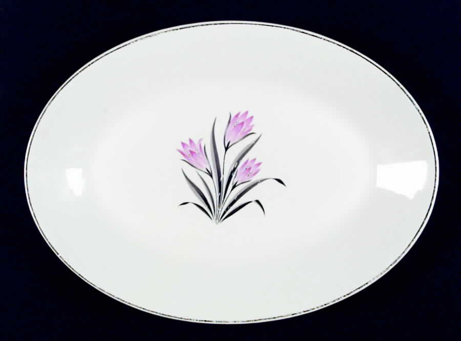 GEO205 12" Oval Serving Platter by WS George-1
