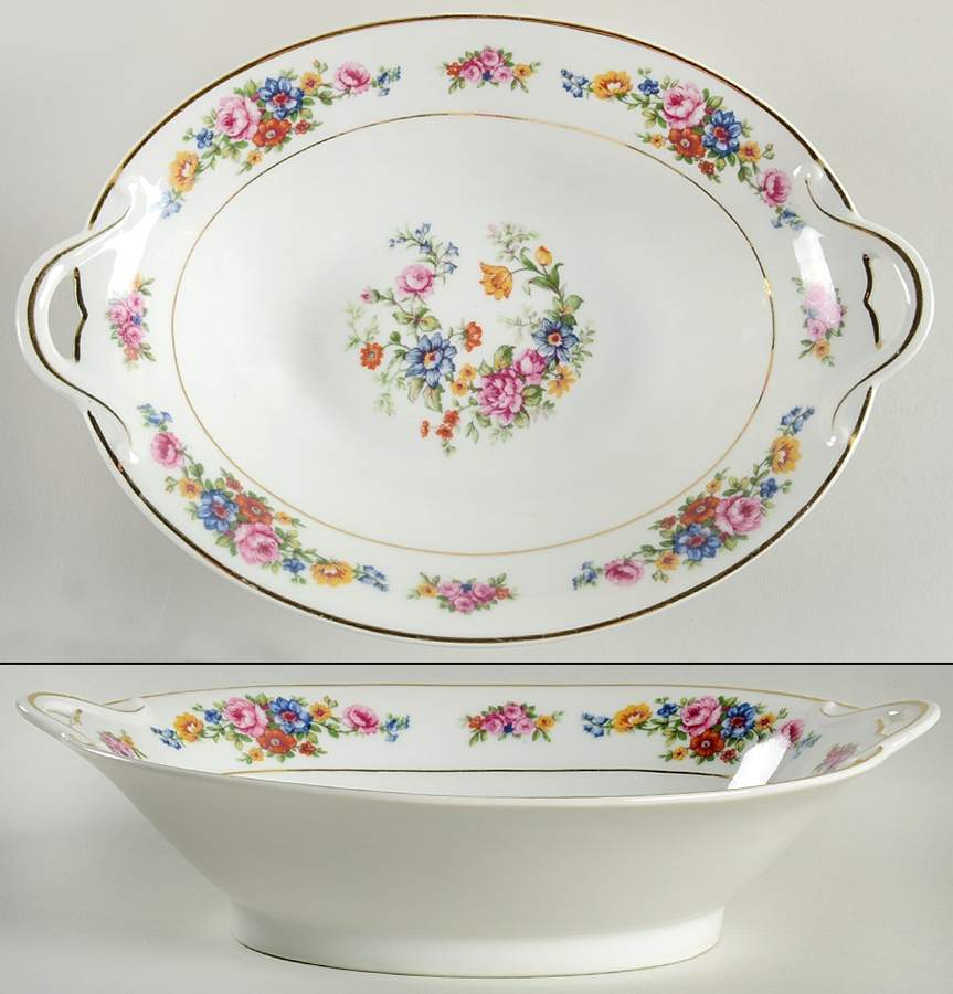 GDA115 10" Oval Vegetable Bowl by Gerard, Dufraisseix & Abbot-1