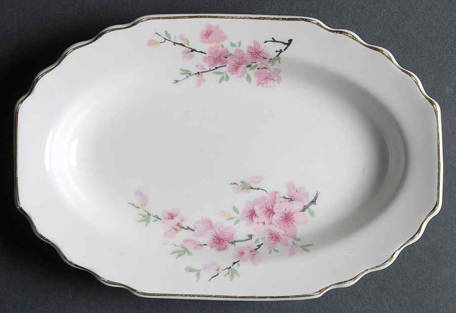 Peach Blossom (Lido, White Body, Gold) Relish by WS George-1