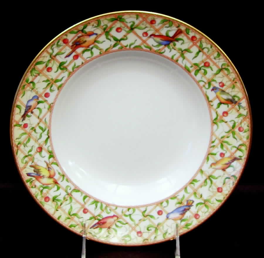 Pitti Palace Large Rim Soup Bowl by Ginori 1735-1