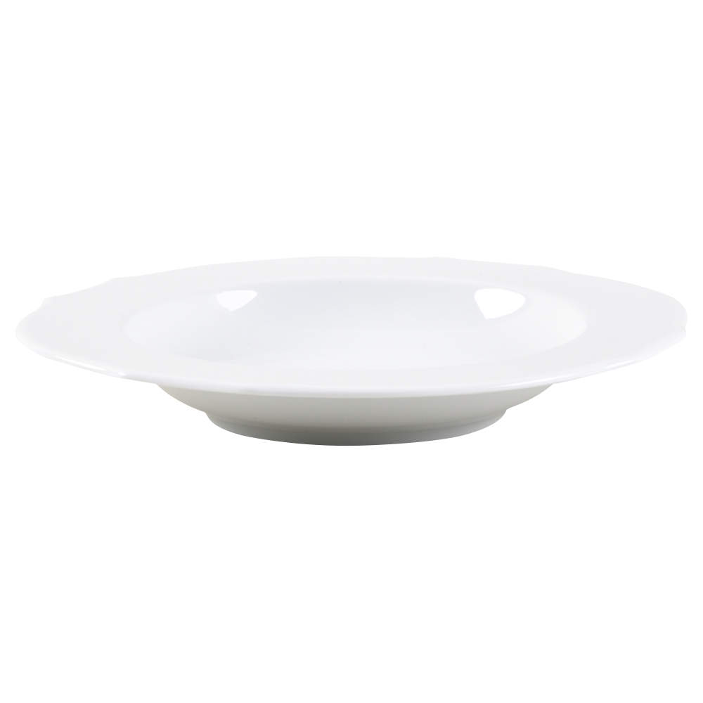 Bianco White (Duchessa Shape) Large Rim Soup Bowl by Ginori 1735-1