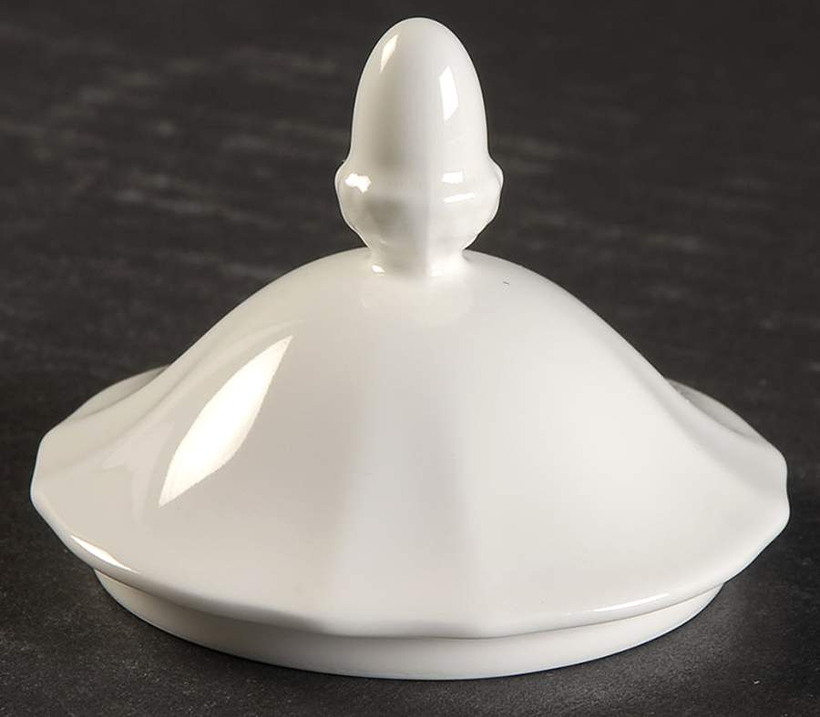 Bianco White (Duchessa Shape) Lid for Sugar Bowl by Ginori 1735-1