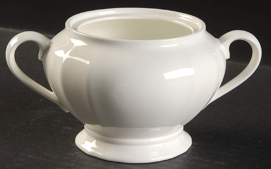 Bianco White (Duchessa Shape) Sugar Bowl No Lid by Ginori 1735-1