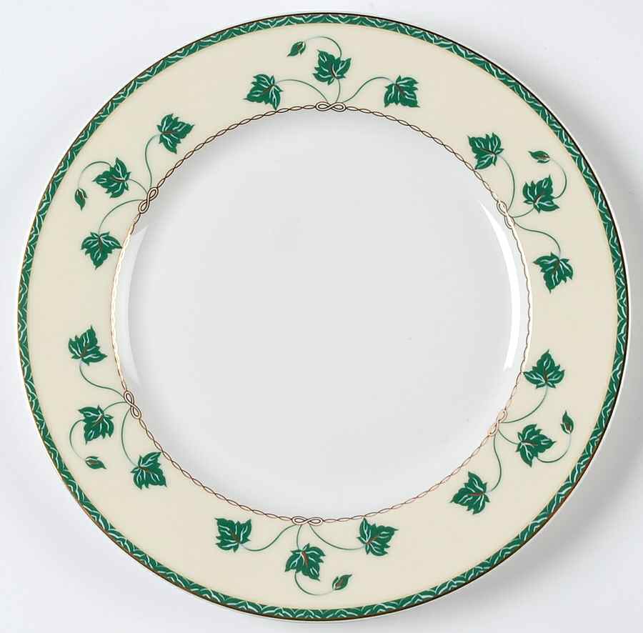Corynthe Vert Salad Plate by Guy Degrenne-1