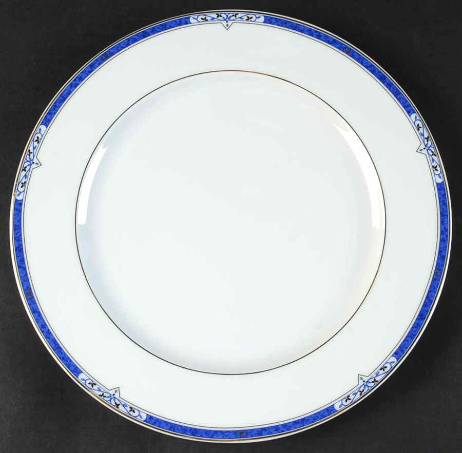 Bergame Bleu Dinner Plate by Guy Degrenne-1