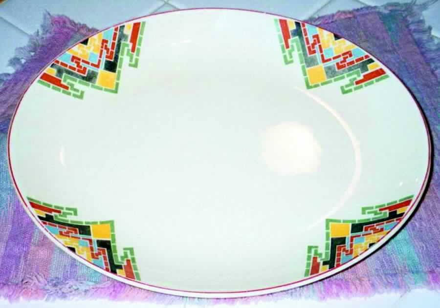 Aztec Dinner Plate by WS George-1