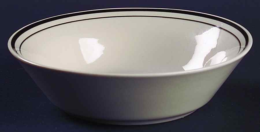 Basic Living Black Soup/Cereal Bowl by Gibson Designs-1