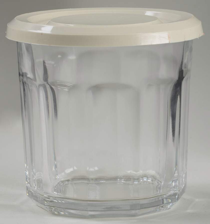 Back To Basics White 12 Oz Glassware Tumbler & Plastic Lid by Gibson Designs-1
