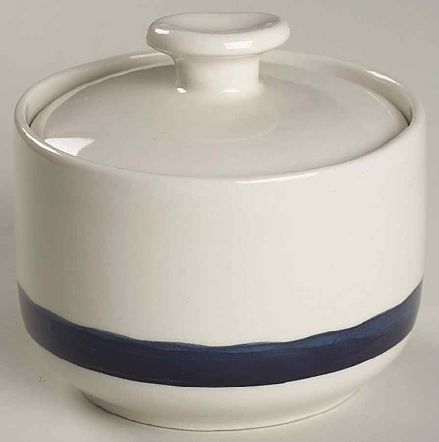Back To Basics Cobalt Sugar Bowl & Lid by Gibson Designs-1