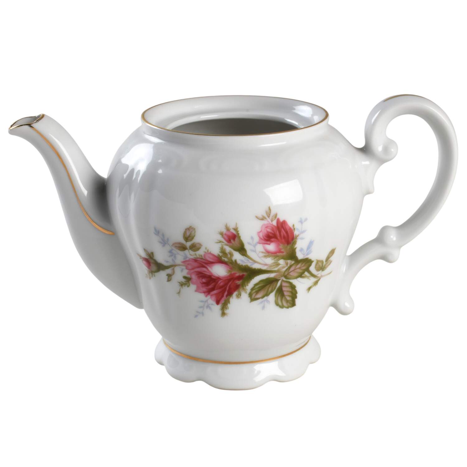Royal Rose Teapot No Lid by Grantcrest-1