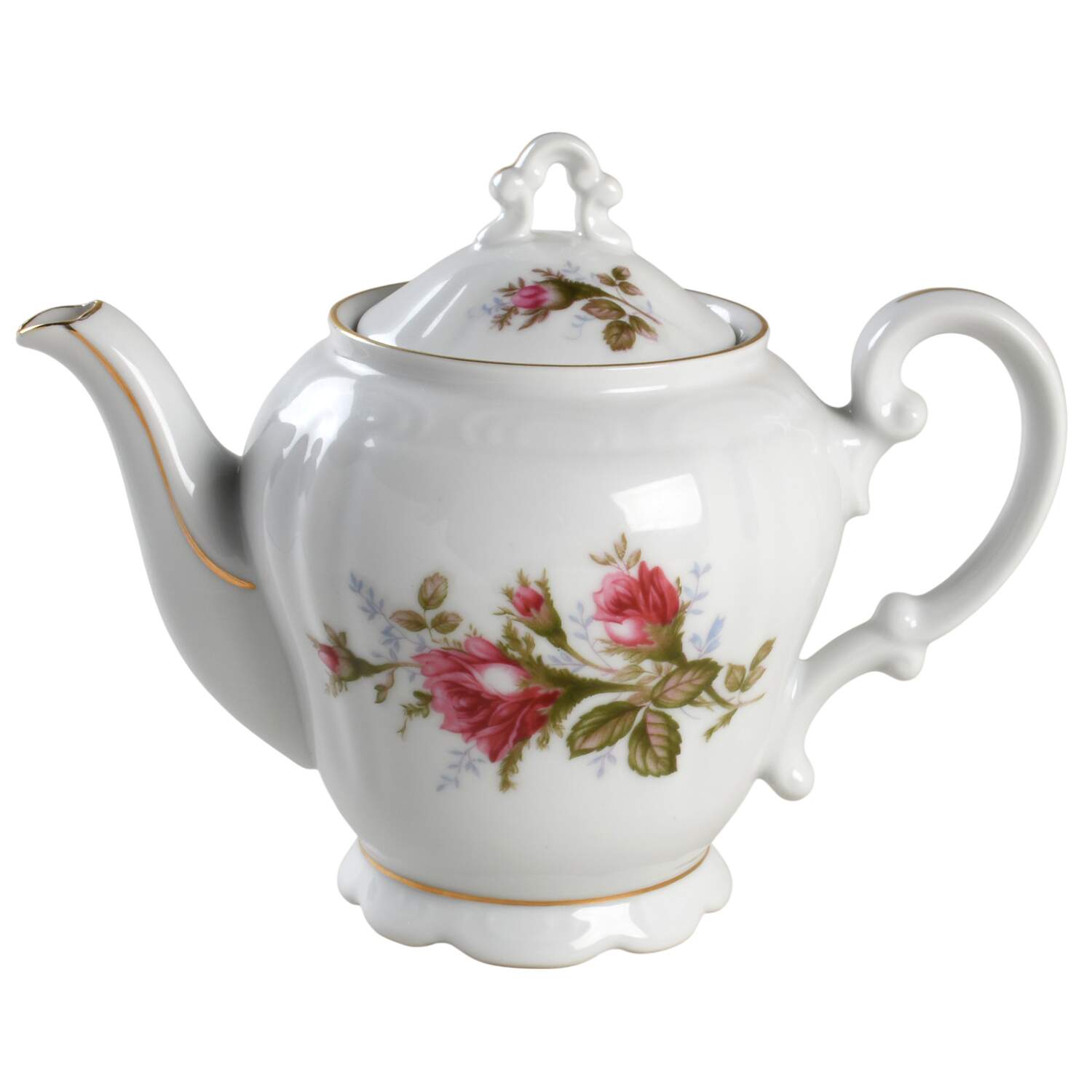 Royal Rose Teapot & Lid by Grantcrest-1