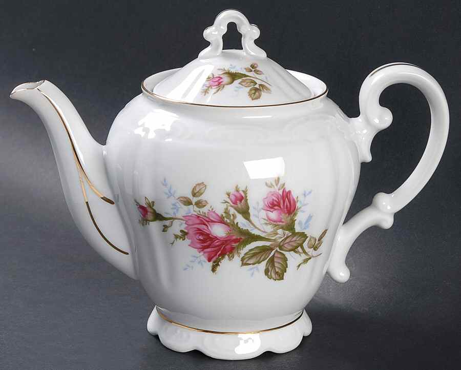 Royal Rose Teapot & Lid by Grantcrest-1