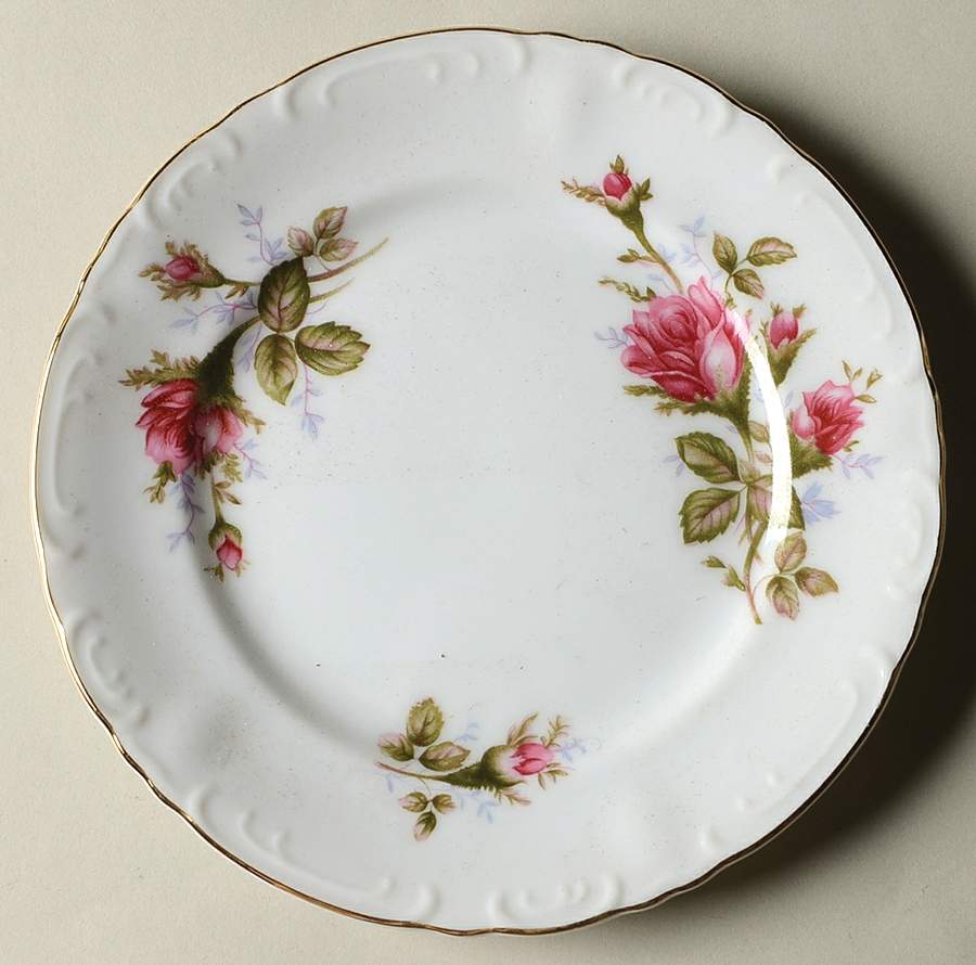 Royal Rose Bread & Butter Plate by Grantcrest-1