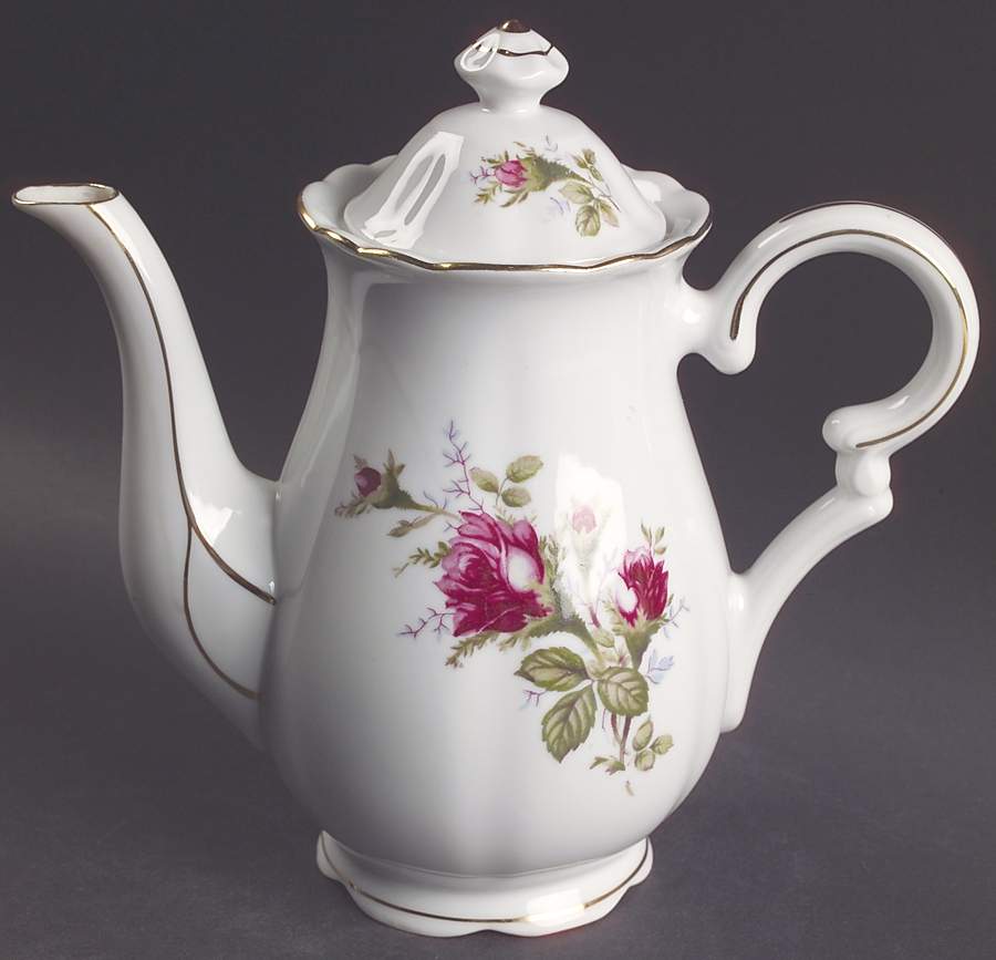 Royal Rose Mini Coffee Pot & Lid by Grantcrest-1