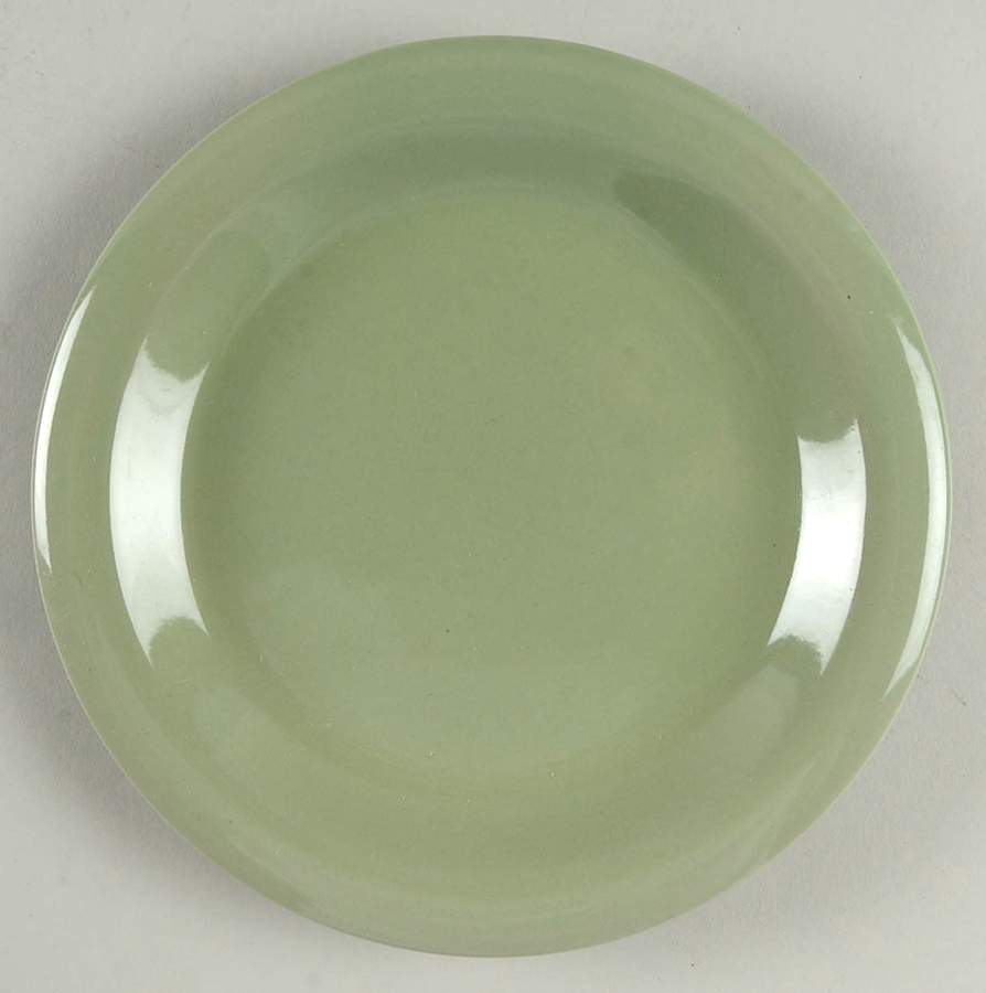 Color Sensations Sage Salad Plate by Gibson Designs-1