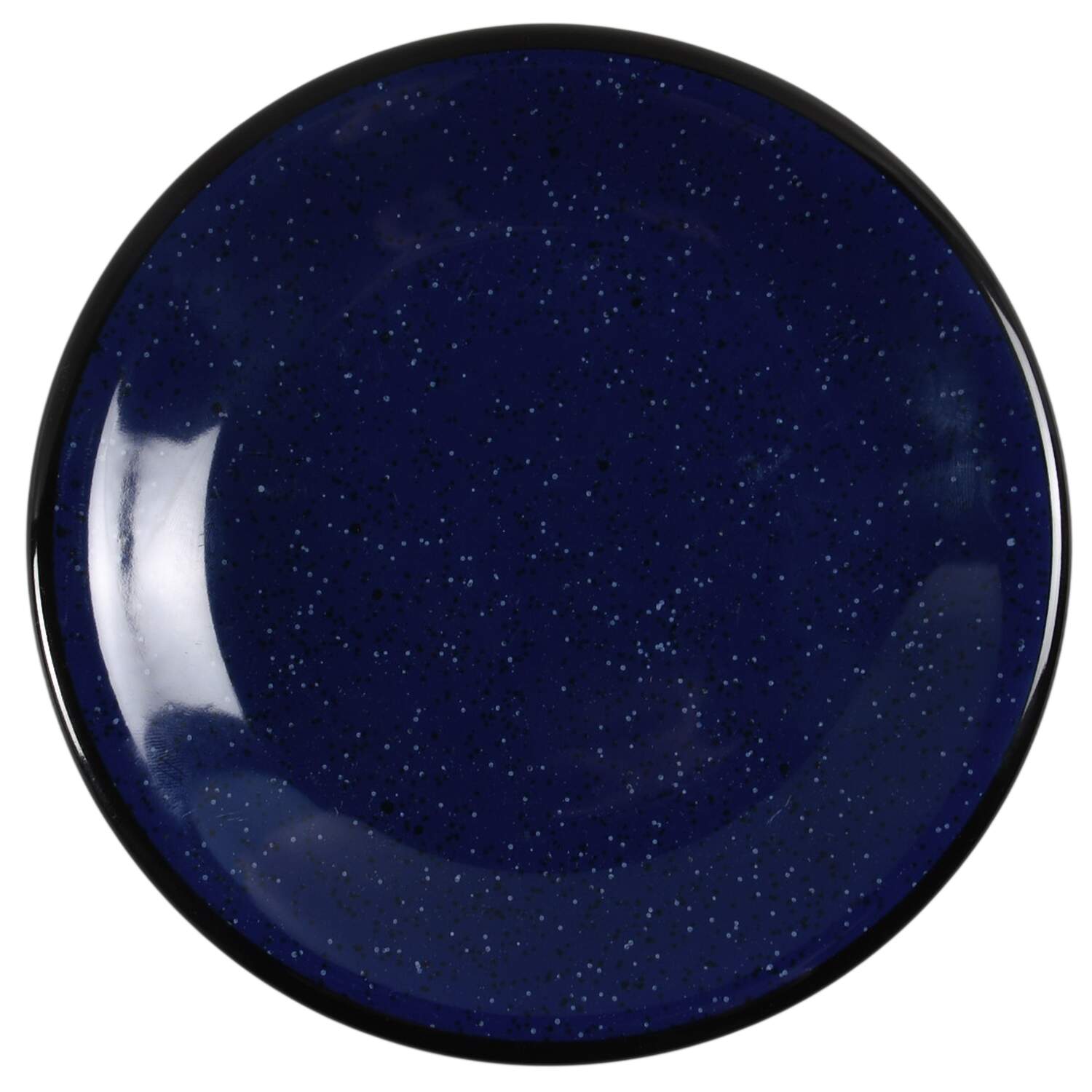 Main St Speckled Cobalt Dessert/Pie Plate by Gibson Designs-1