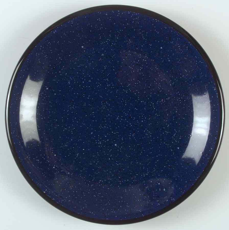 Main St Speckled Cobalt Dinner Plate by Gibson Designs-1