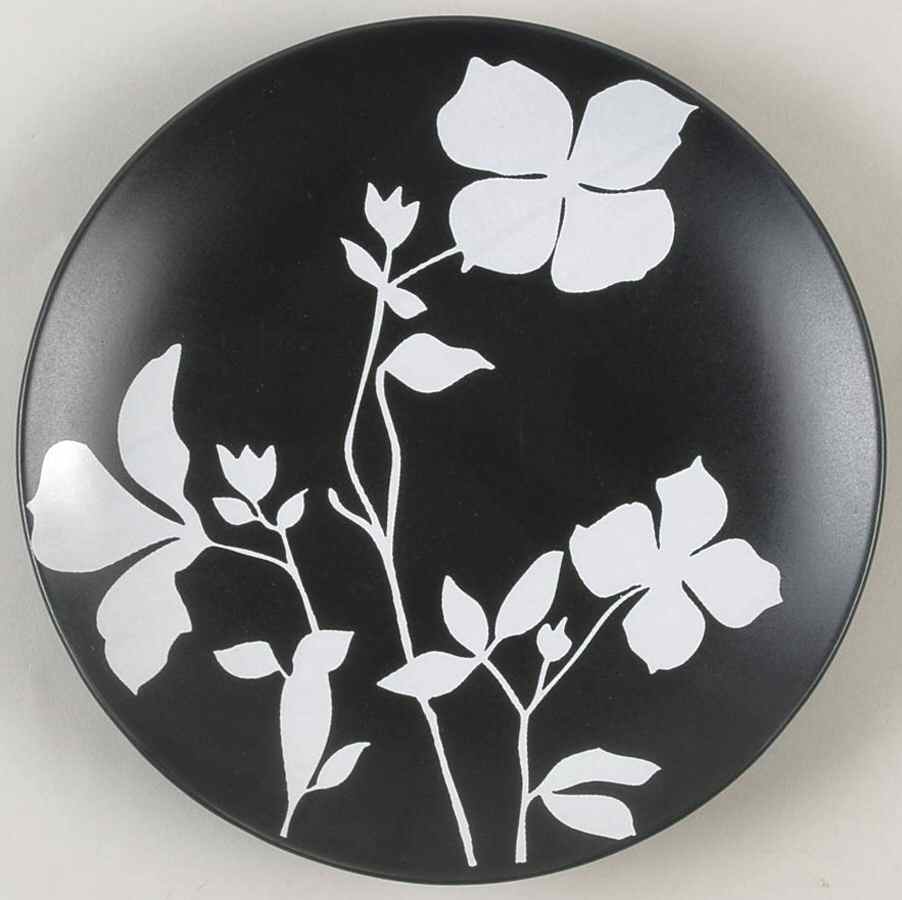 Paradiso Onyx Accent Salad/Dessert Plate by Gibson Designs-1