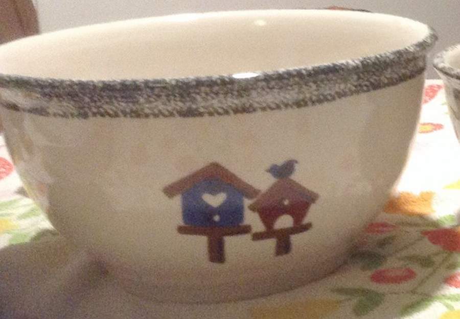 Bird House 10" Mixing Bowl by Gibson Designs-1