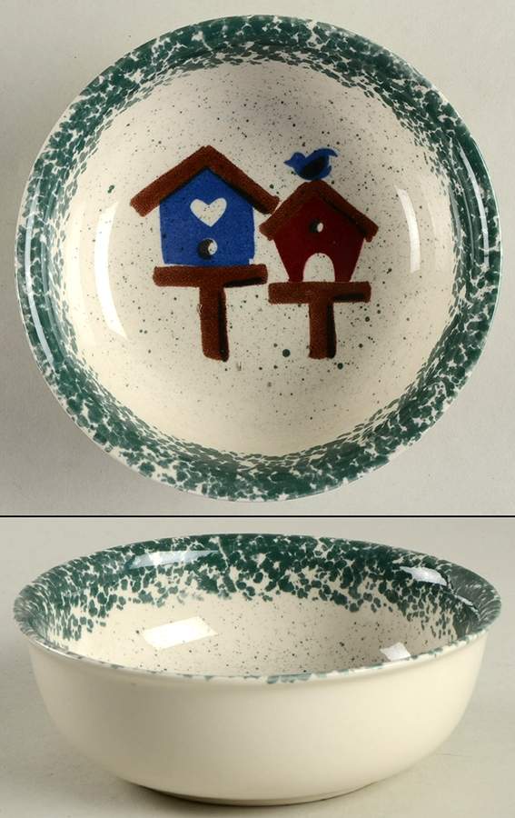 Bird House Fruit/Dessert (Sauce) Bowl by Gibson Designs-1