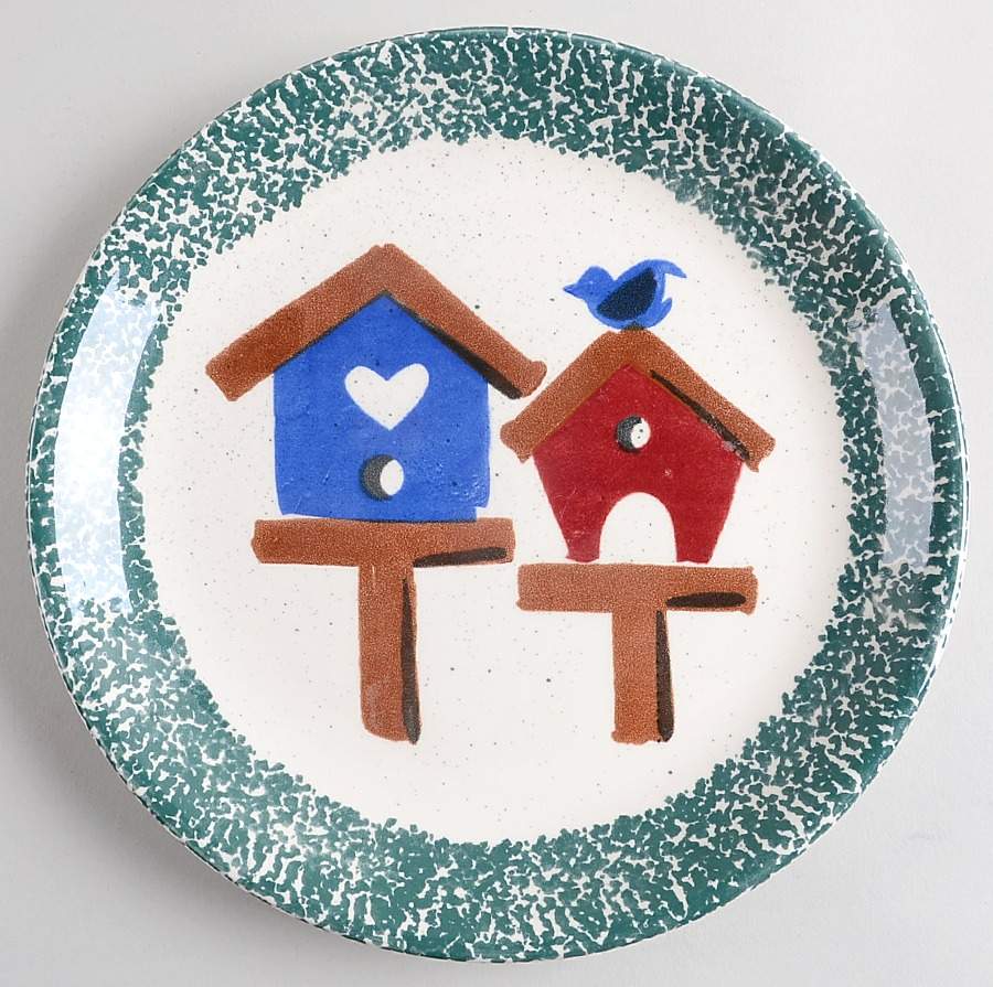 Bird House 11" Chop Plate (Round Platter) by Gibson Designs-1