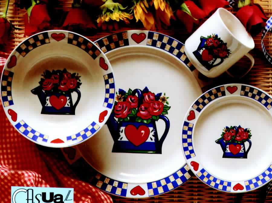 Water Can Dinner Plate by Gibson Designs-1