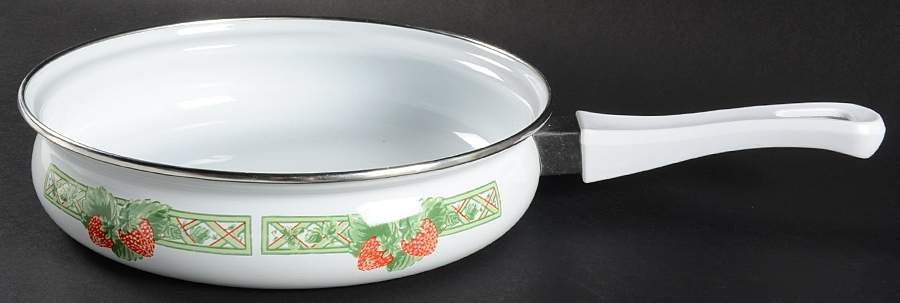 Strawberry  9" Metal Skillet by Gibson Designs-1