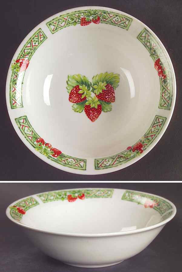 Strawberry  Soup/Cereal Bowl by Gibson Designs-1