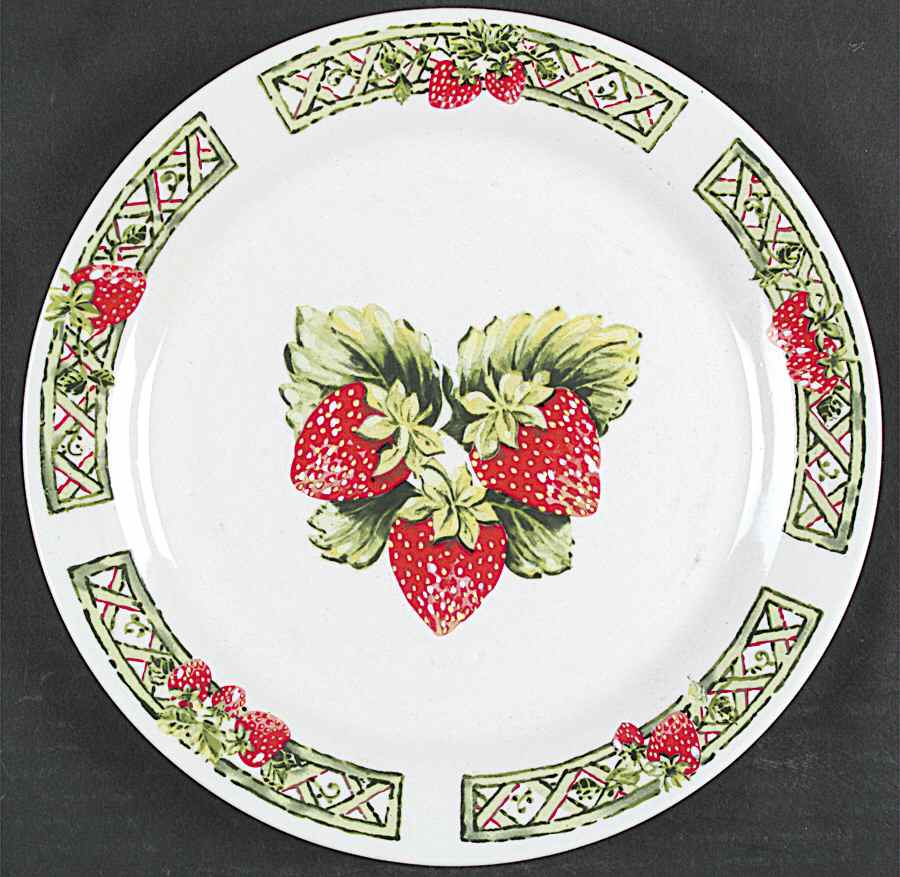Strawberry  Dinner Plate by Gibson Designs-1