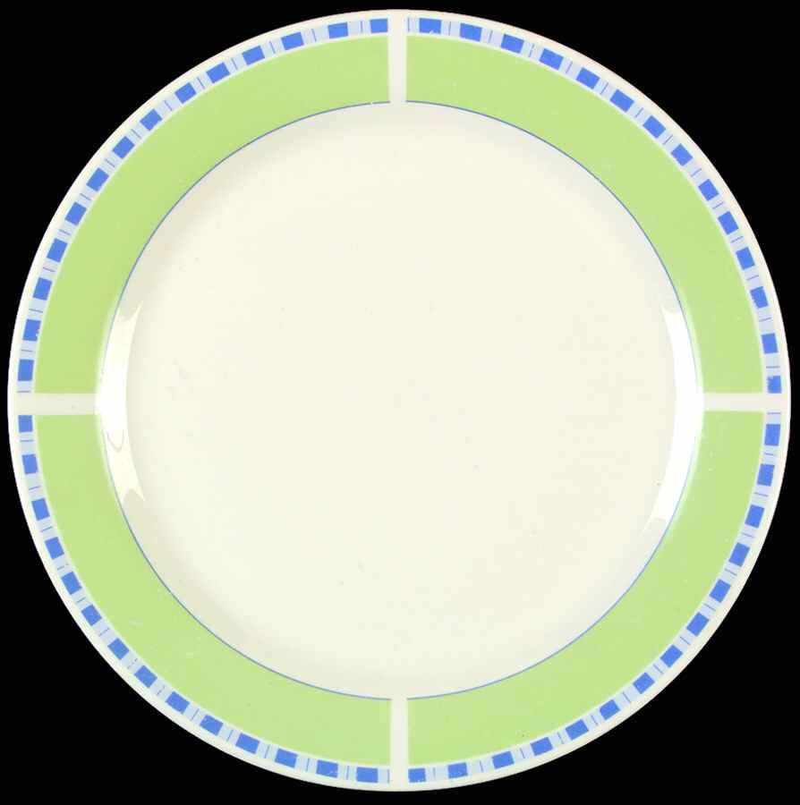 Blue Tartan Dinner Plate by Gibson Designs-1