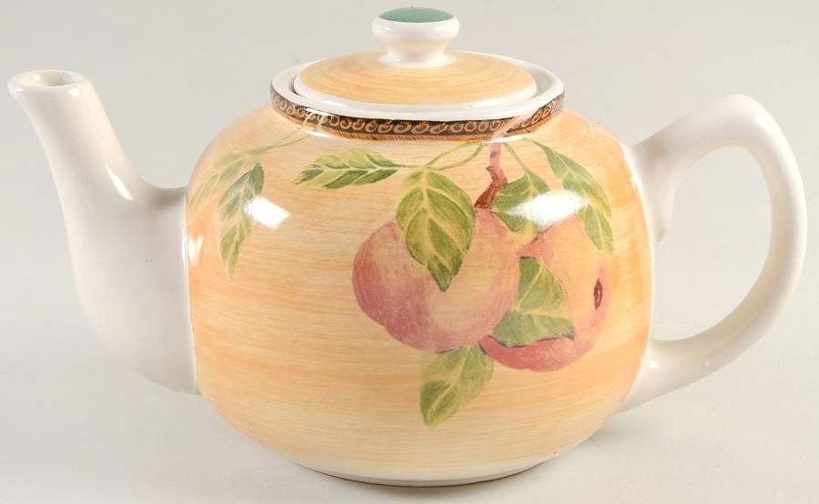 Fruita (White) Teapot & Lid by Gibson Designs-1