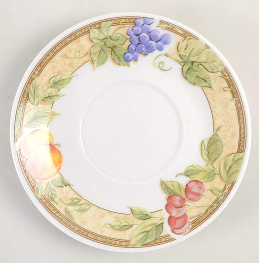 Fruita (White) Saucer by Gibson Designs-1