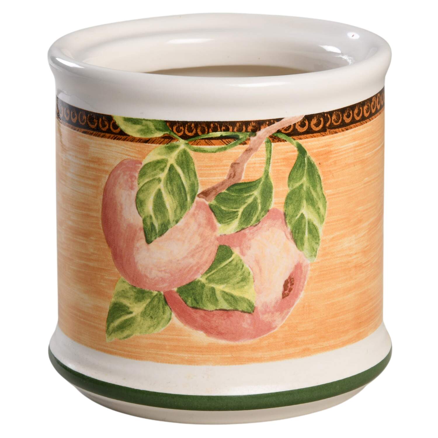 Fruita (White) Medium Canister No Lid by Gibson Designs-1