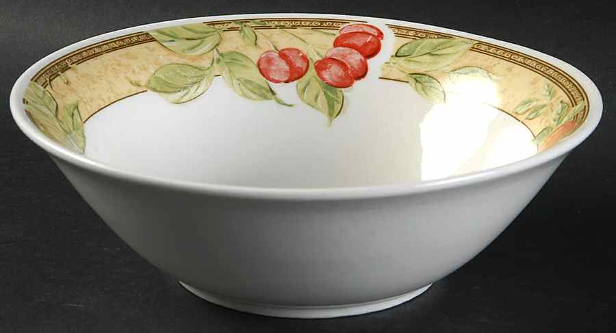 Fruita (White) Coupe Soup Bowl by Gibson Designs-1