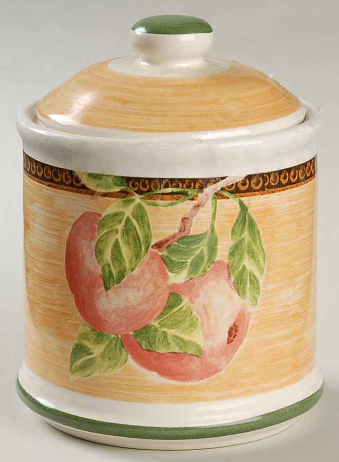 Fruita (White) Medium Canister & Lid by Gibson Designs-1