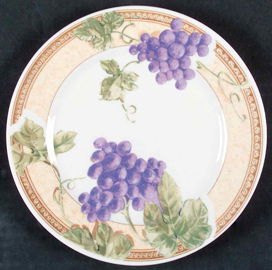 Fruita (White) Salad Plate by Gibson Designs-1