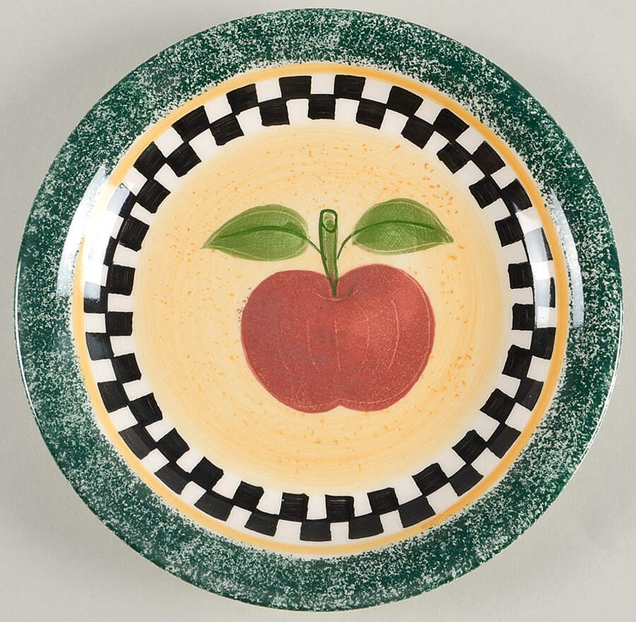 Antique Apple Salad/Dessert Plate by Gibson Designs-1