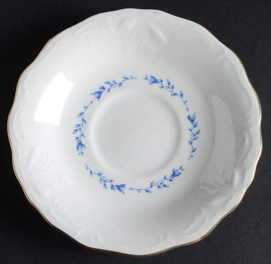Blue Rose Saucer by Gibson Designs-1