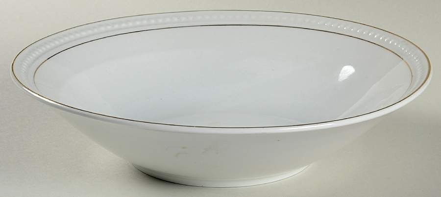Golden Estate 9" Round Vegetable Bowl by Gibson Designs-1