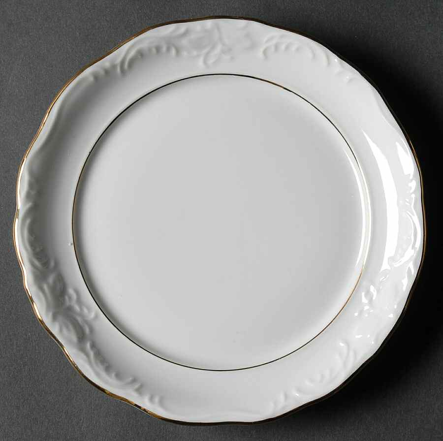 Golden Legacy Bread & Butter Plate by Gibson Designs-1