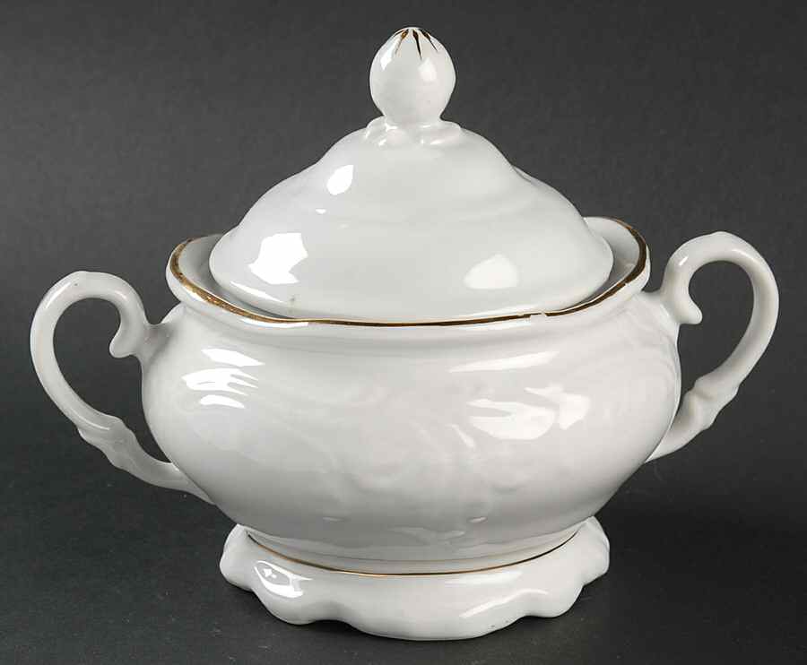 Golden Legacy Sugar Bowl & Lid by Gibson Designs-1