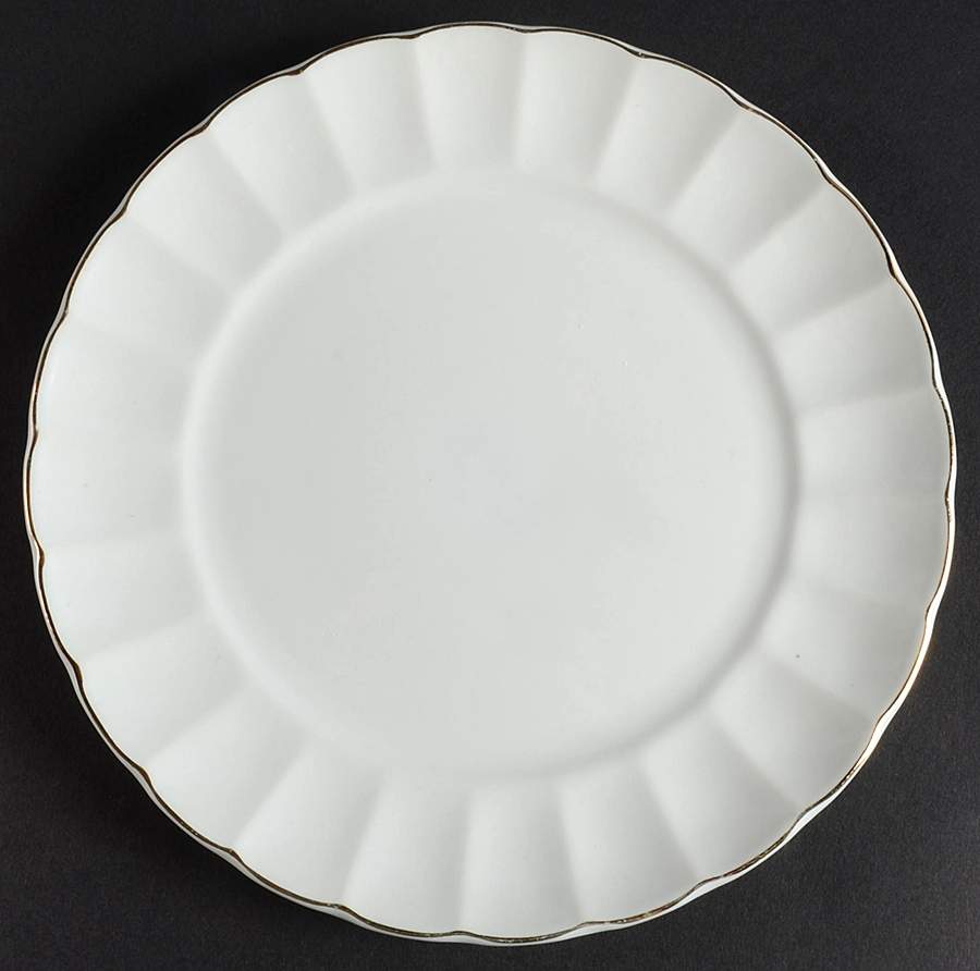 Crown Gold Salad Plate by Gibson Designs-1