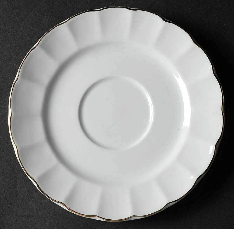 Crown Gold Saucer by Gibson Designs-1