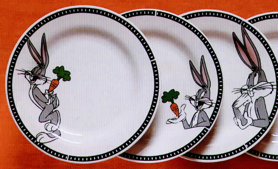 Bugs Bunny Movie Clip Dessert/Pie Plate by Gibson Designs-1
