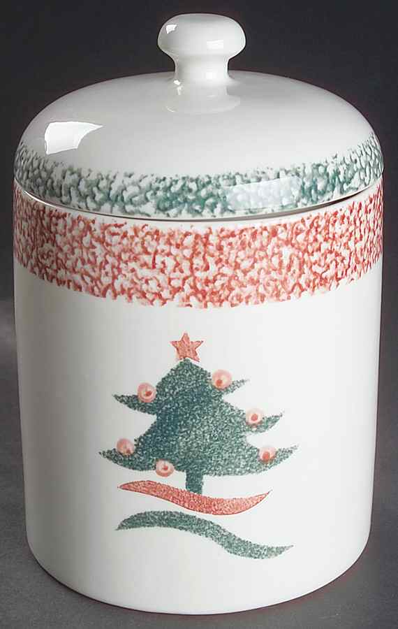 Christmas Star Large Canister & Lid by Gibson Designs-1