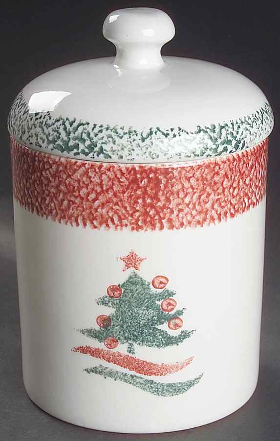 Christmas Star Medium Canister & Lid by Gibson Designs-1