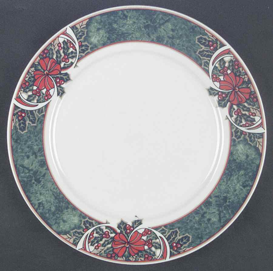 Marble Holly Dinner Plate by Gibson Designs-1