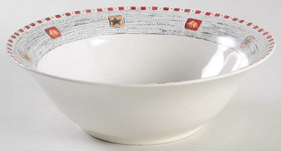 Snowman 9" Round Vegetable Bowl by Gibson Designs-1